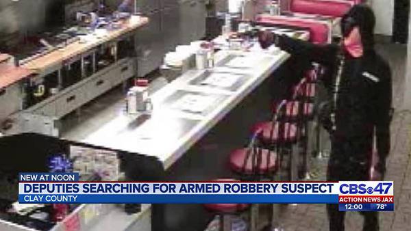 Deputies searching for armed robbery suspect