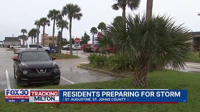 St. Augustine residents say they’re ready to face Hurricane Milton