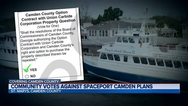 Camden County residents vote against buying property for Spaceport Camden
