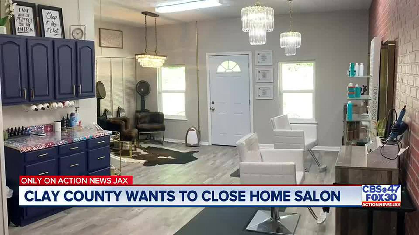 We have a family to support' | Couple opens hair salon inside Clay County  home, now told to close up shop – Action News Jax