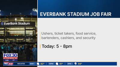 Managers at Everbank Stadium hosting job fair to prep for football season