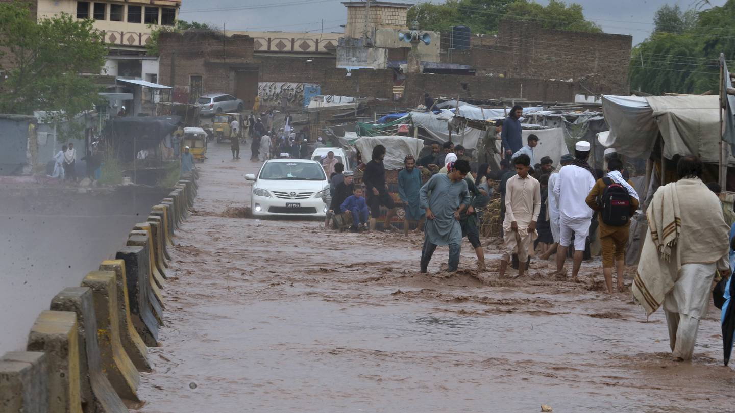 Death toll from 4 days of rains rises to 63 in Pakistan with more rain on the forecast