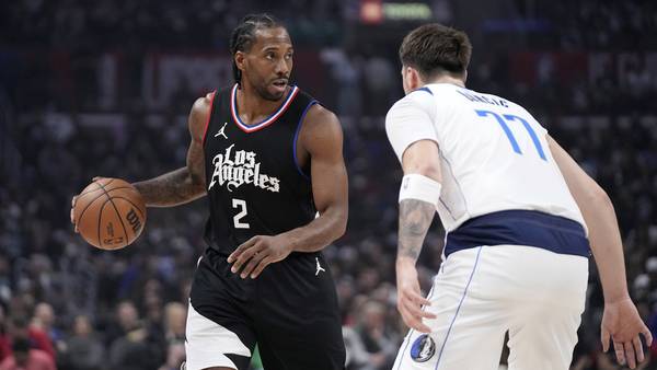 Kawhi Leonard returns to the Clippers' lineup for Game 2 against Luka Doncic and the Mavericks