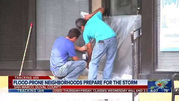 Flood-prone neighborhoods prepare for the storm