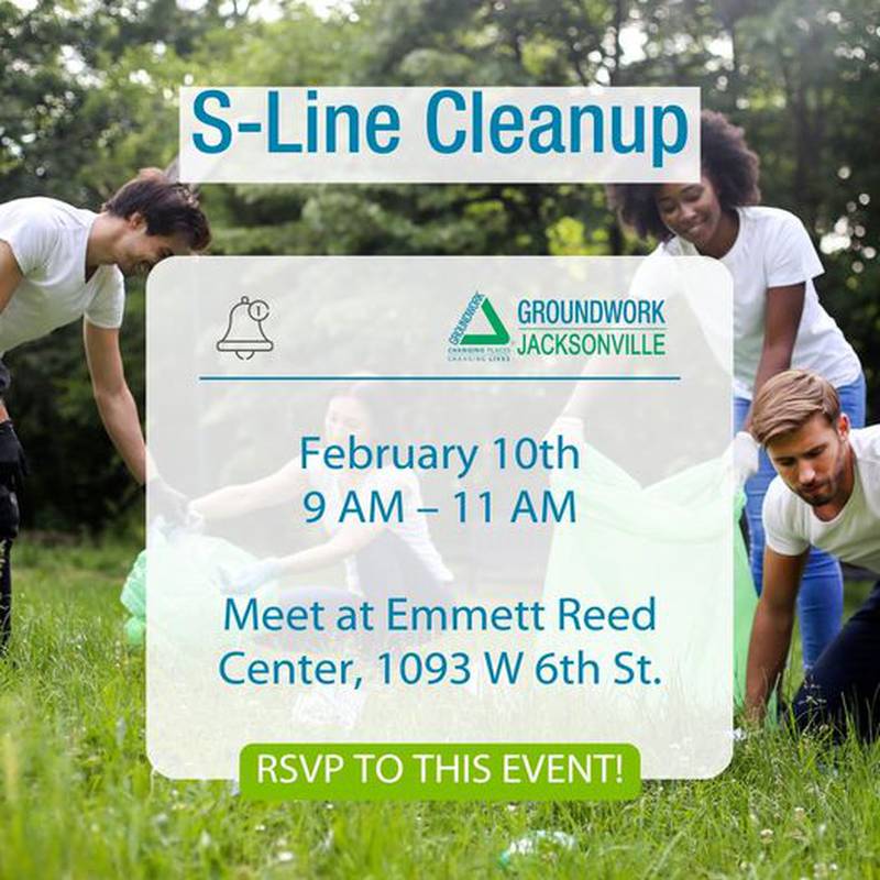 Volunteers needed to help cleanup the S-Line on Sat., Feb. 10 beginning at 9 a.m.