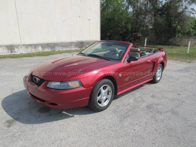2004 Ford Mustang convertible with low mileage.