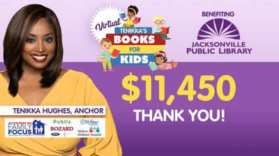 Tenikka’s Books for Kids raises $11,450 to benefit Jacksonville Public Library