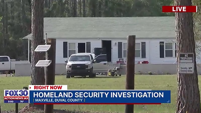 Homeland Security Investigation at Maxville home on 3/21/24