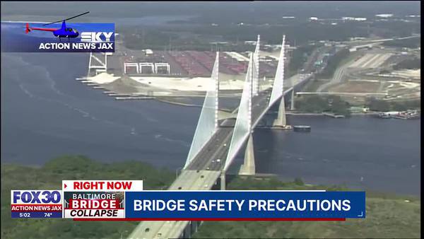 Dames Point bridge safety precautions