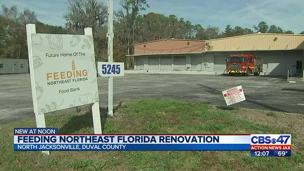 Feeding Northeast Florida remodeling warehouse complex to meet growing food insecurity needs