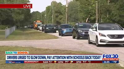 Drivers urged to slow down, pay attention with schools back today