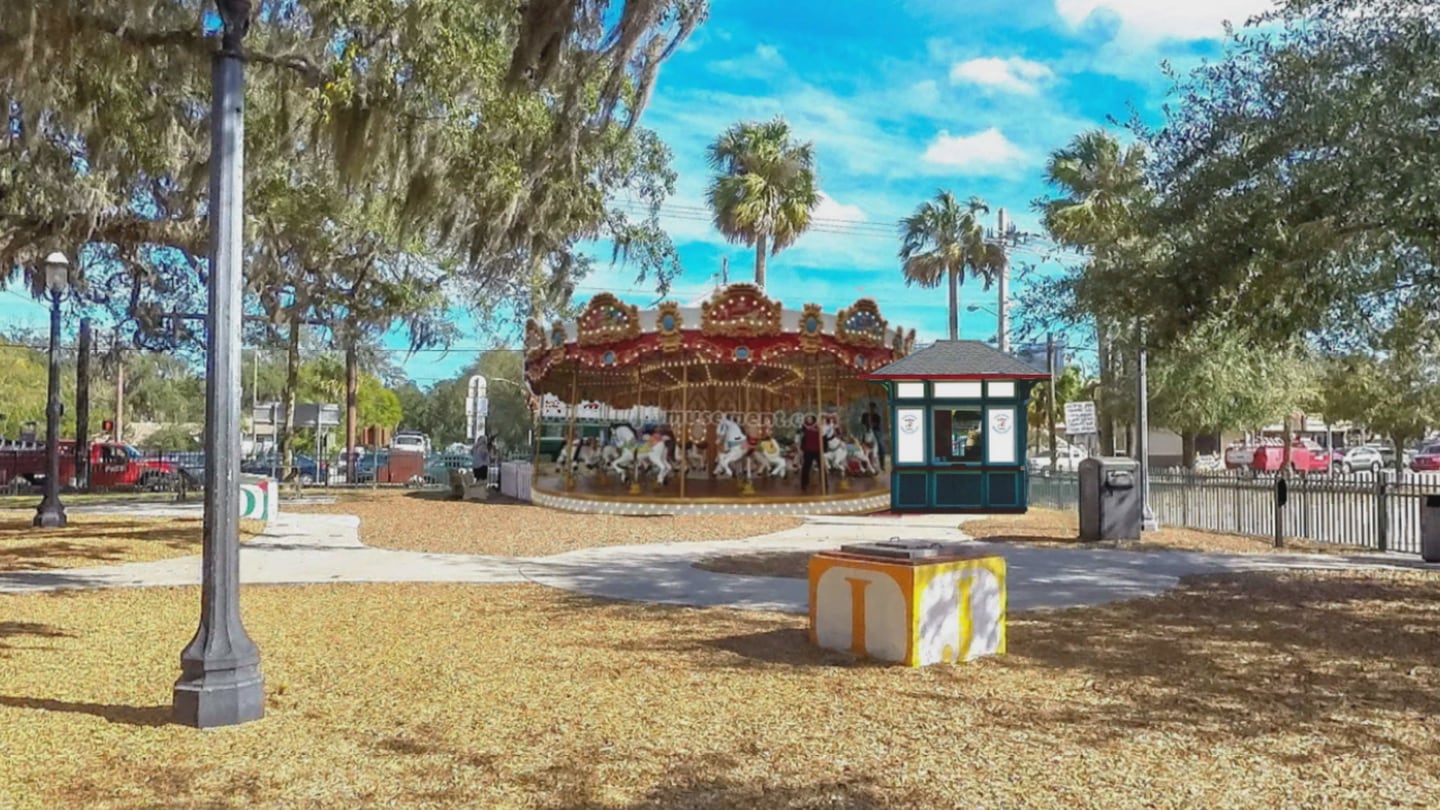 It comes after this beloved carousel was removed in September 2019 and moved to Port Charlotte, Florida.