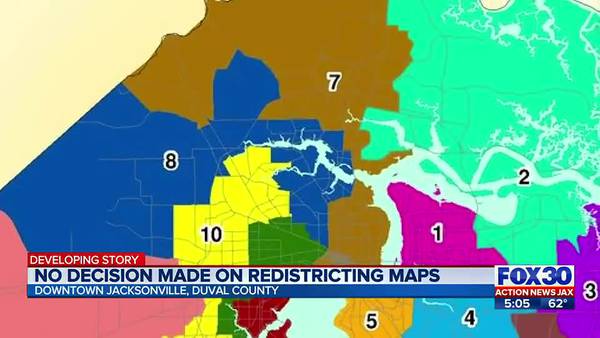 Decision expected soon on Jacksonville redistricting