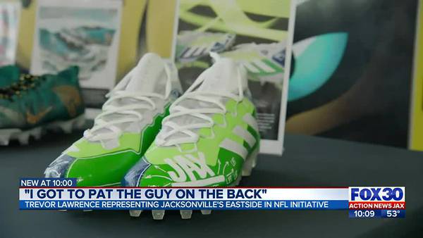 Trevor Lawrence partners with Lift Jax to sport cleats in upcoming game