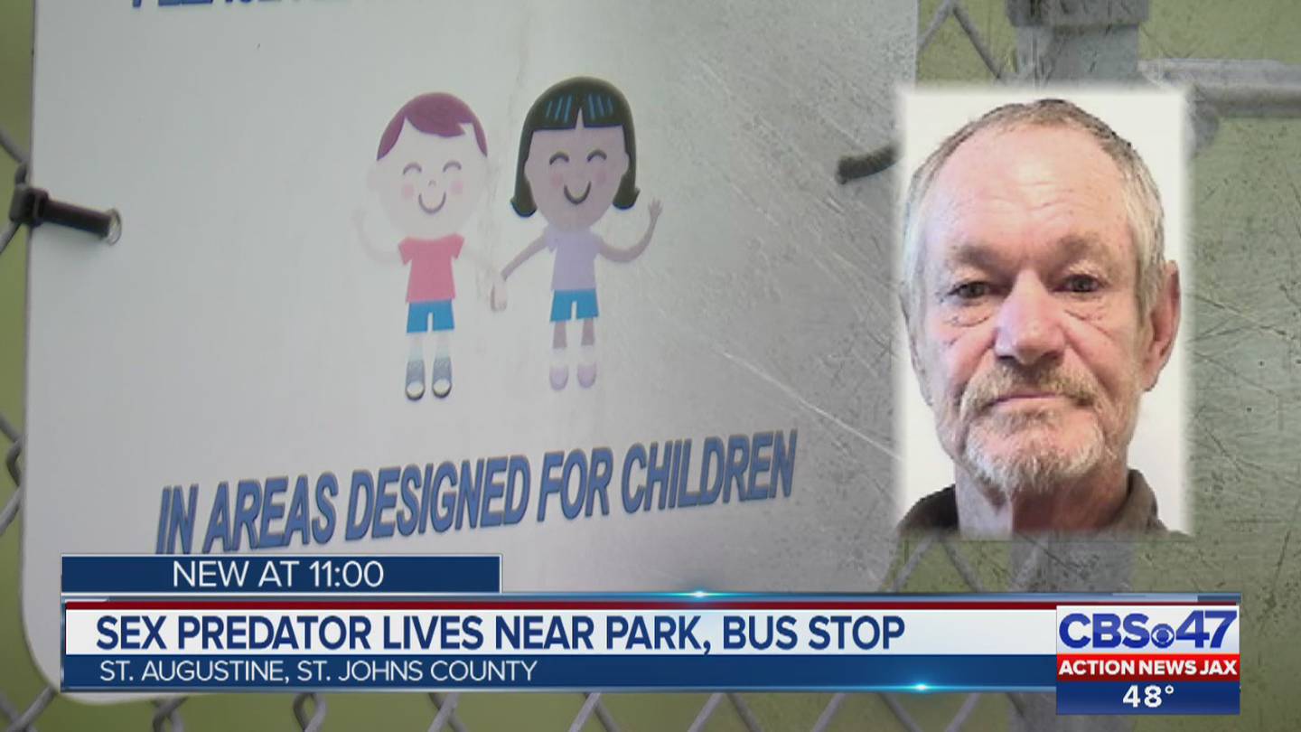 Legal Loophole Allows Sexual Predator To Live Near Park In St Johns County Action News Jax 