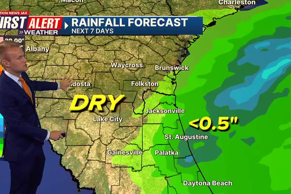 Comfortable temperatures with some showers today