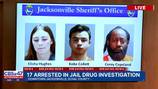 Jacksonville Sheriff: 17 arrested in drug investigation tied to jail, including former officer