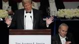 Trump delivers a pointed and at times bitter speech at Al Smith charity dinner