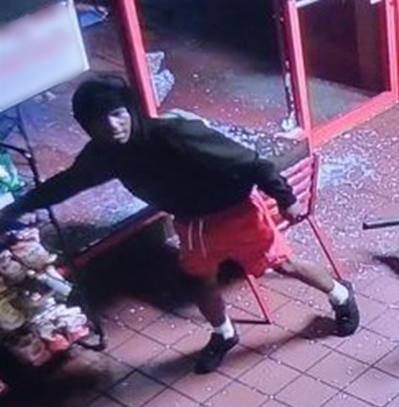 JSO is asking the community to help identify the suspect pictured after several businesses vandalized and at least one was burglarized.