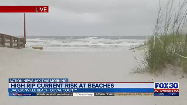 Rip tide warning at local beaches ahead of Memorial Day Weekend