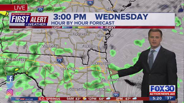 First Alert Weather: Tracking rain Wednesday 