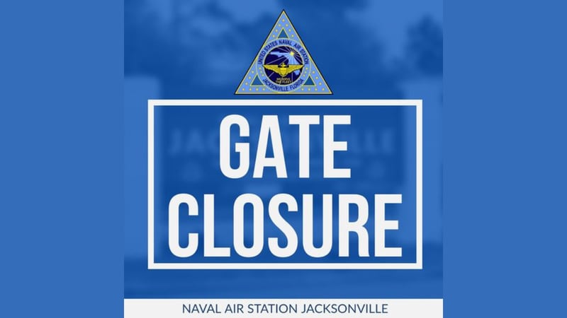 NAS Jacksonville gate closure