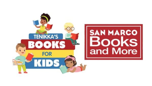 San Marco Books and More partners with Tenikka’s Books for Kids for sixth year