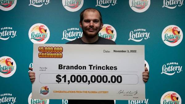 Bradford County man hits it big with $1 million prize from $5,000,000 CASHWORD scratch-off