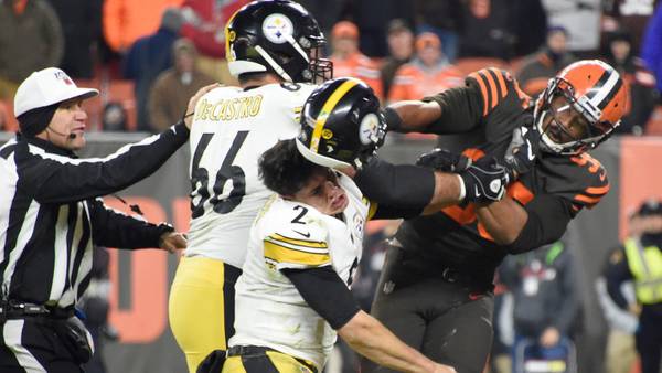 NFL issues suspensions, fines for Browns-Steelers brawl