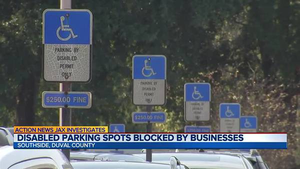 INVESTIGATES: COVID testing site blocks off disabled parking at The Avenues