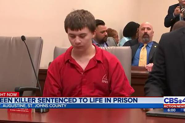 Teen killer sentenced to life in prison