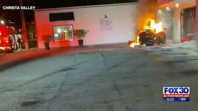 Good Samaritan saves driver, business rebuilding after fiery crash into Florida consignment shop