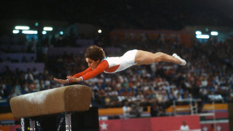 The gymnast won five medals at the 1984 Summer Games.