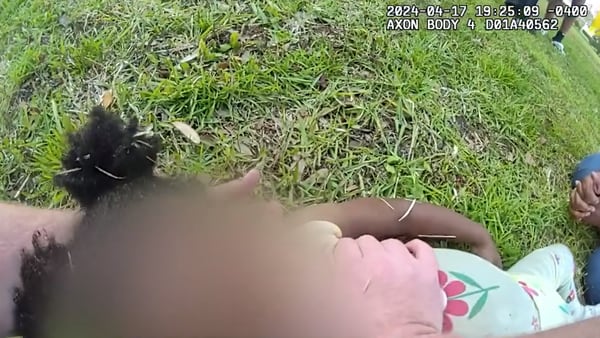 Body camera video shows Jacksonville police, neighbors saving toddler after near drowning