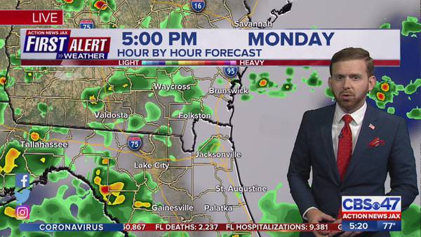 First Alert Weather: Tracking showers, storms, warming trend