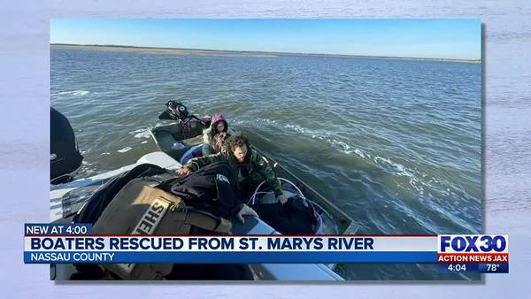Boaters rescued from St. Marys river