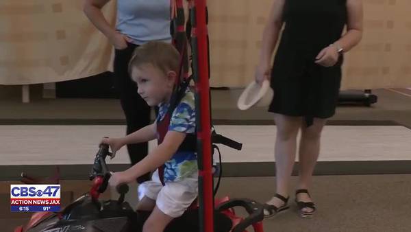 UNF researchers design toy cars for kids with cerebral palsy to help with their balance