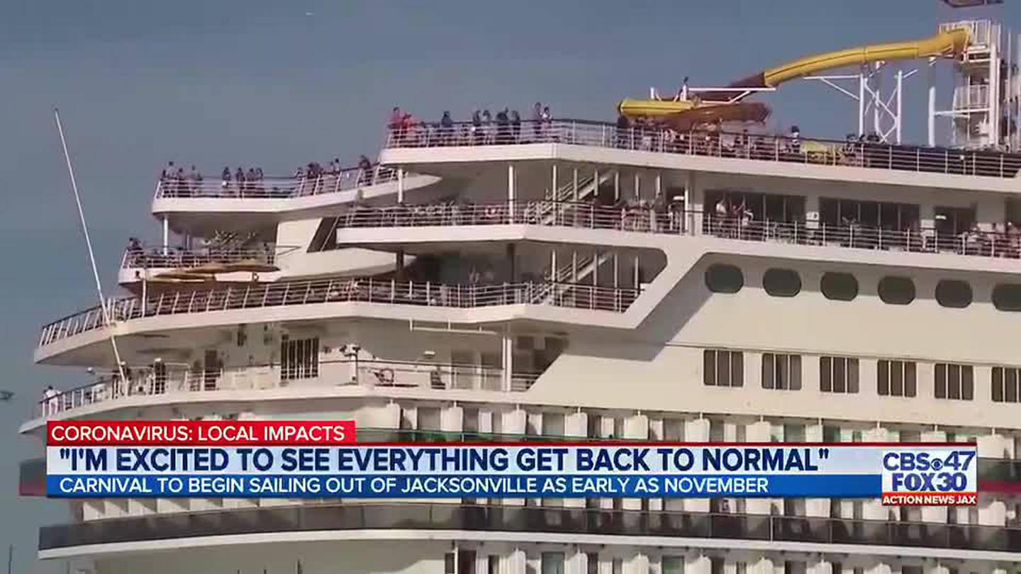 Carnival to begin sailing out of Jacksonville as early as November