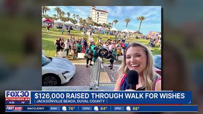 $126,000 raised through Walk For Wishes