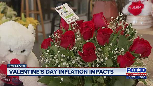 Due to inflation, red roses cost more this Valentine’s day