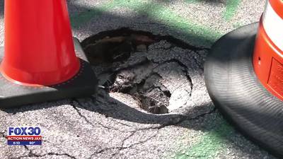 Massive pothole in Grove Park grows to size of a basketball, residents are concerned