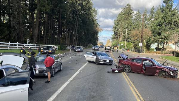 Pierce County police arrest 2 for reckless driving after several injured in Thanksgiving Day crash