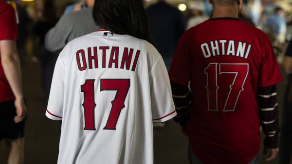 Angels star Shohei Ohtani beats out Ronald Acuña Jr. for top-selling jersey this season