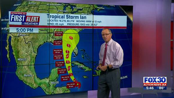 Tracking the Tropics - Sun., Sept. 25th - Late Afternoon