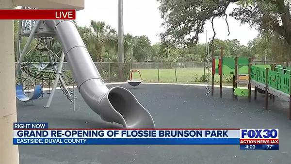 ‘It keeps us here:’ Eastside Jacksonville community receives $400k playground renovations