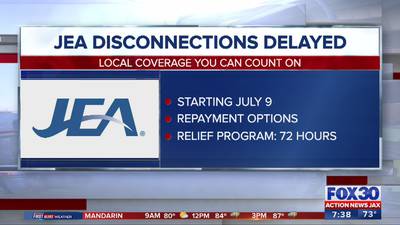 JEA postponing service disconnections amid ‘overwhelming’ customer response