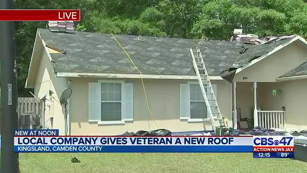 Local company gives veteran new roof