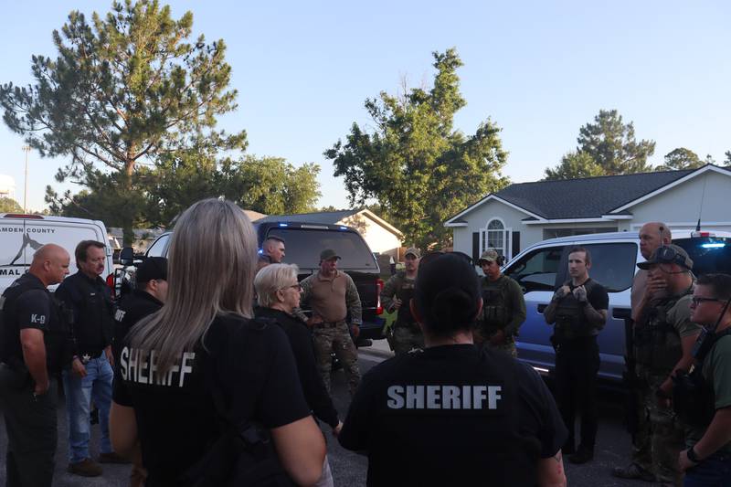 The Camden County Sheriff's Office, SRT teams and the Secret Service were all part of the operation.