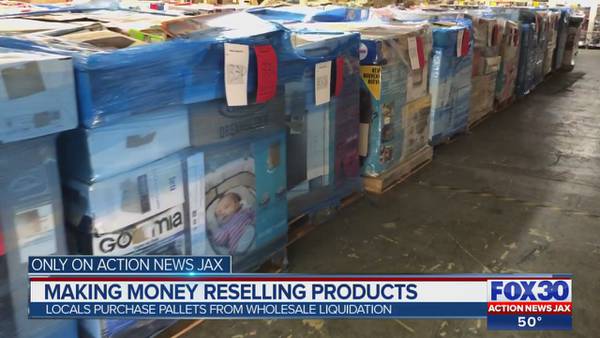 Pallet wars: Jacksonville residents buy pallets to resell merchandise