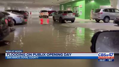 San Marco Publix parking garage floods on opening day despite concerns from locals